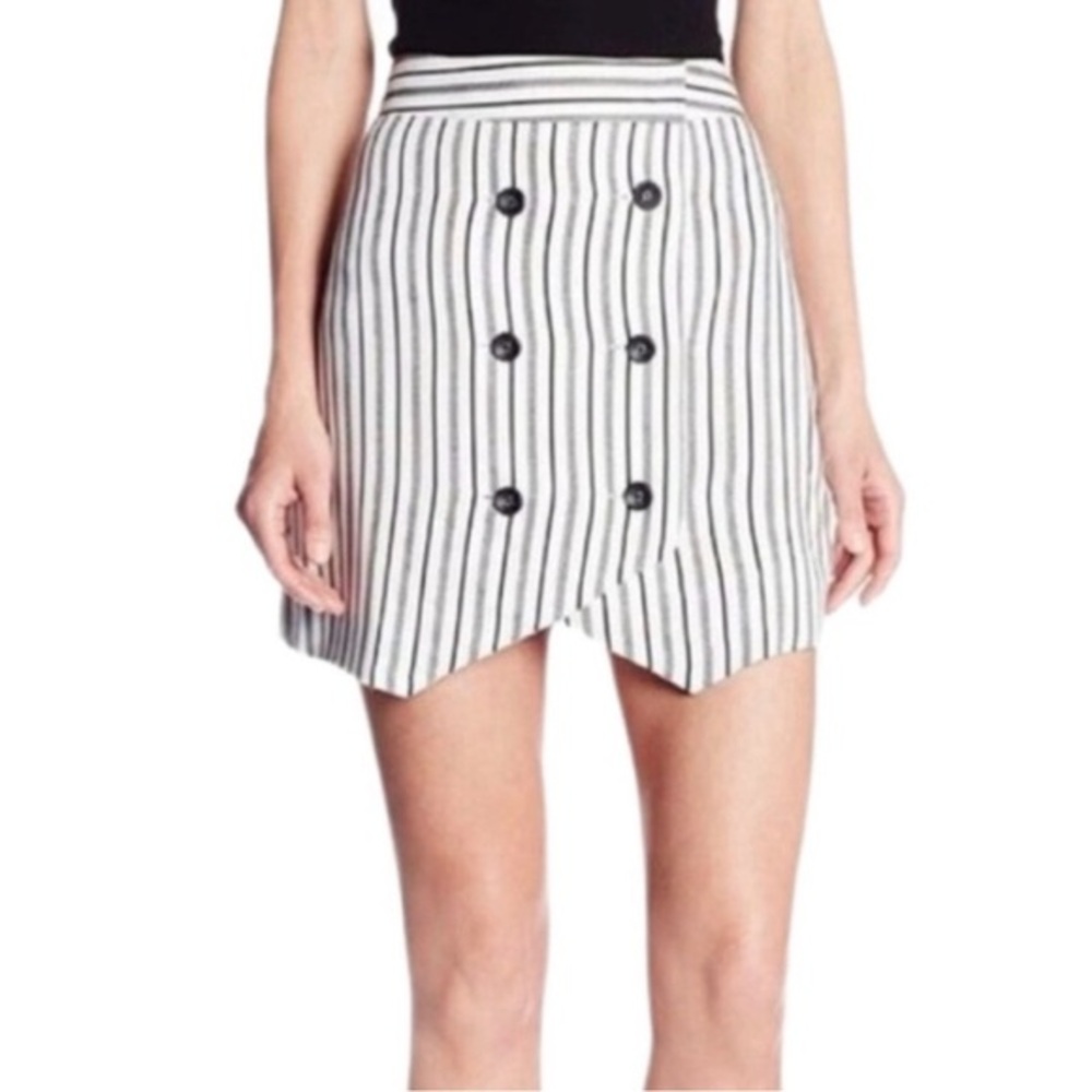 BCBG GENERATION STRIPE SKIRT